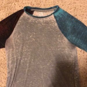 BDG Shirts - BDG Multicolored Baseball T Shirt Size Extra Small BDG Shirts - BDG Multicolored Baseball T Shirt Size Extra Small